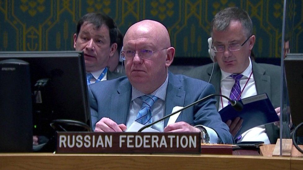 Ukraine war: EU blames Russia for food crisis prompting walkout