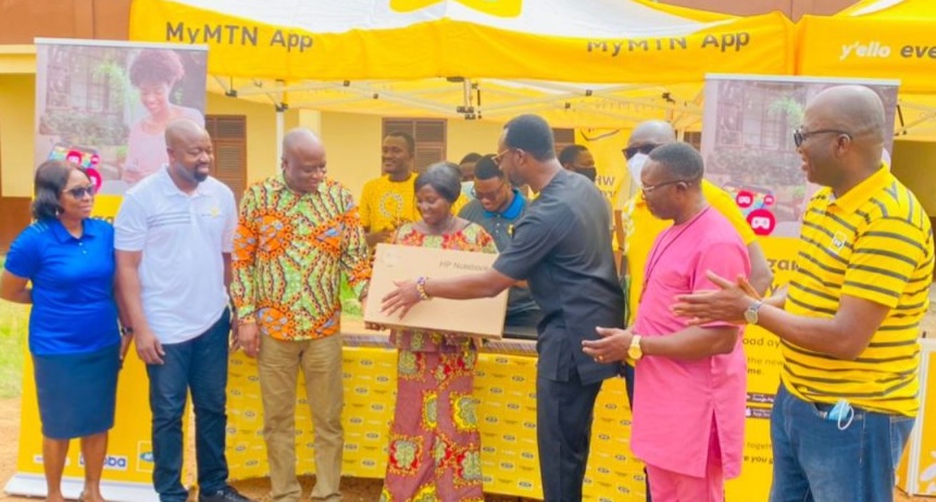MTN Gives Free Laptops To Asafo Basic School