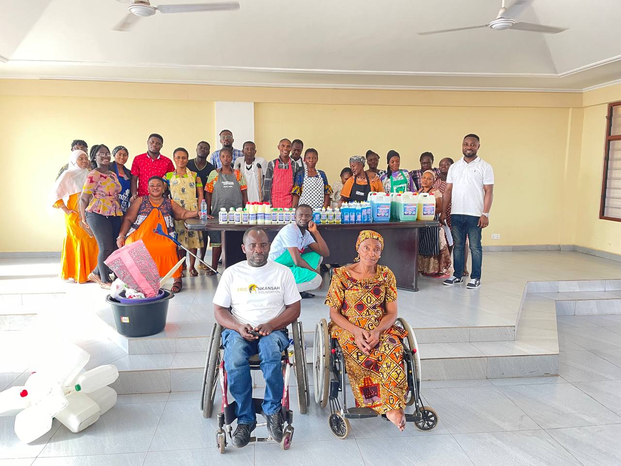 25 Disabled People Trained In Soap Making In Asokwa