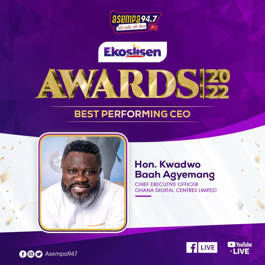 Kwadwo Baah Agyemang Is The Best Performing CEO