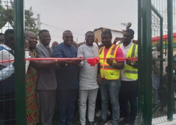 Ghana Gas CEO Commissions New Astro Turf With Asokwa Leaders
