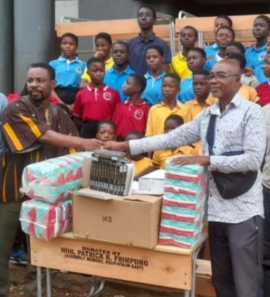 KMA Presiding member donates educational materials to schools 