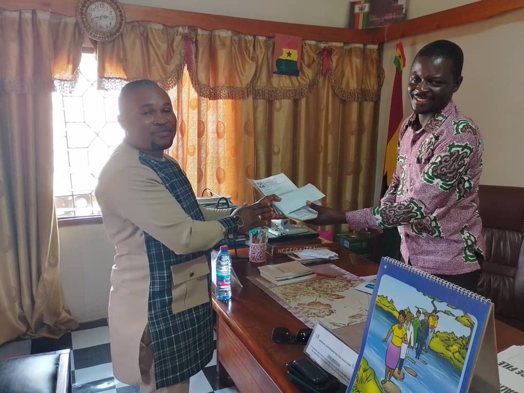 Atwima Nwabiagya “Sir John” Assists NCCE with Funds For Sensitization