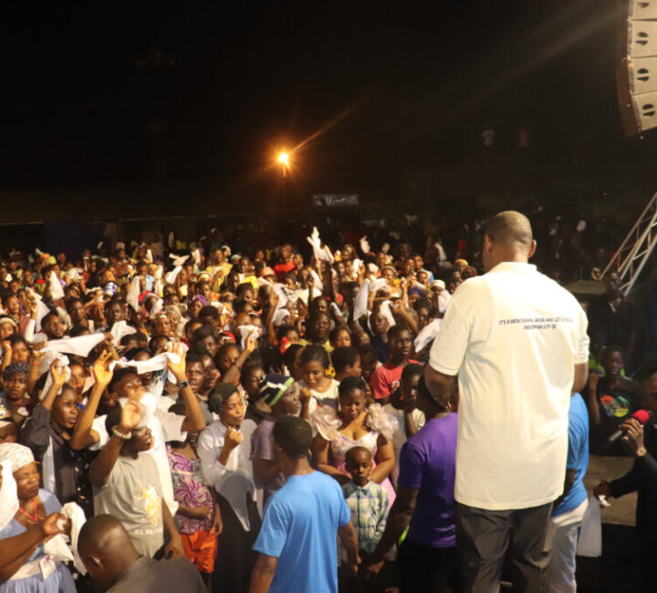 Thousands Patronise Adidome For Christ Jesus Crusade