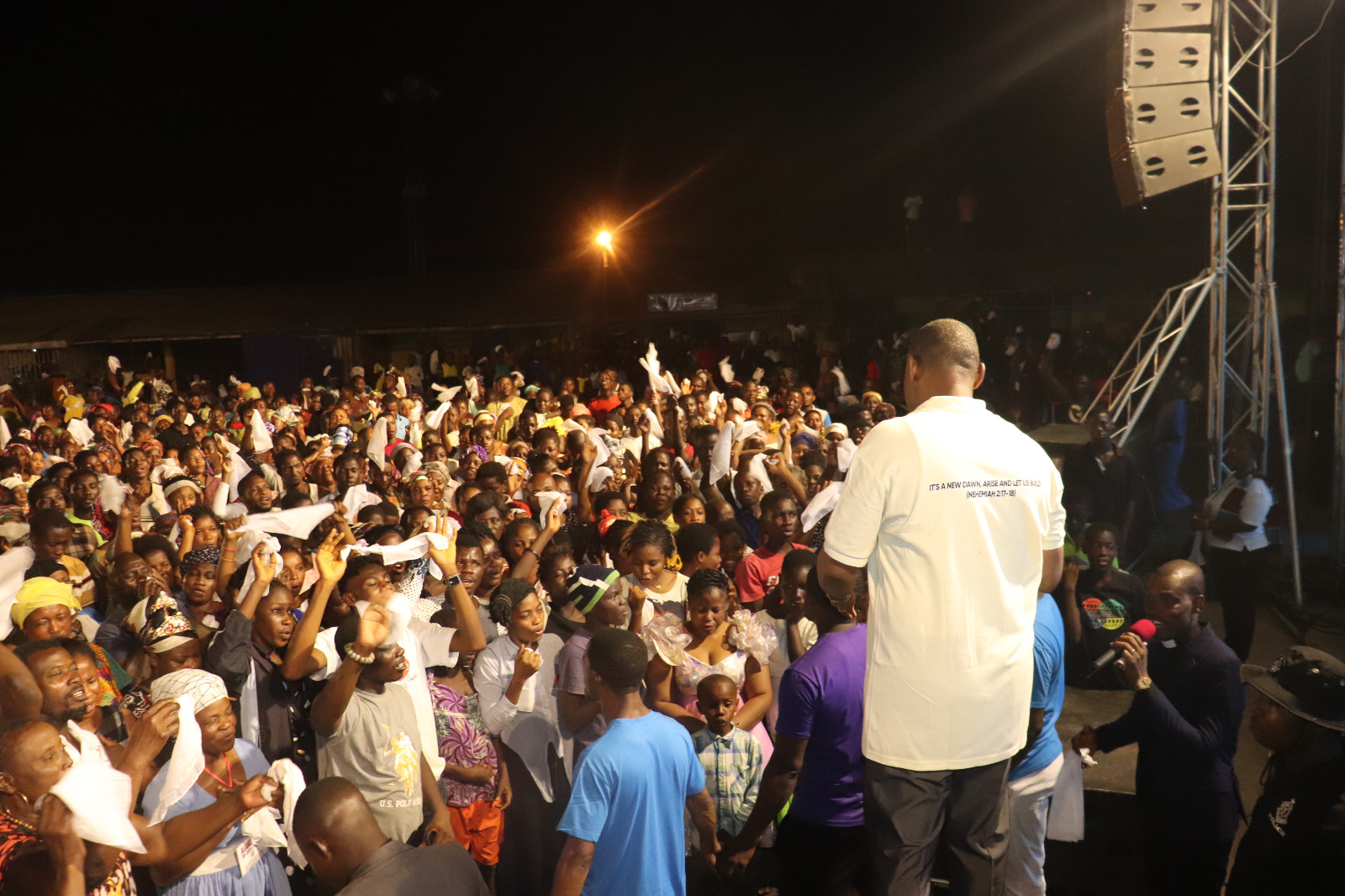 Thousands Patronise Adidome For Christ Jesus Crusade