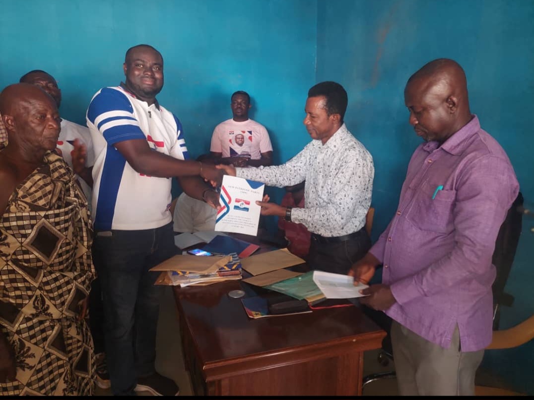 Agriculturist Obeng Boateng files Nomination Papers To Represent NPP As Parliamentary candidate