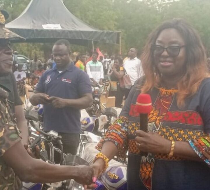 Freda Prempeh Donates 120 Motorbikes To Government Institutions At Tano North