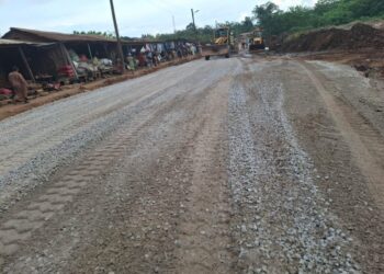 KMA Rehabilitates Roads At Race Course Market.