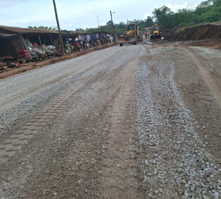 KMA Rehabilitates Roads At Race Course Market.