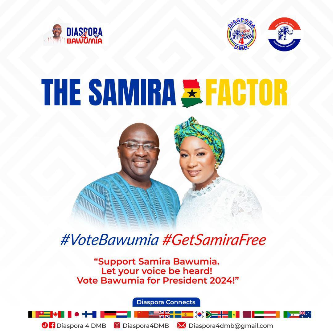 Vote Bawumia, Get Samira Free—-Diaspora4DMB