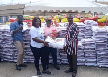 Kumasi.  Dr Napo Supports 20 Orphanages With Foodstuffs, Educational Items.