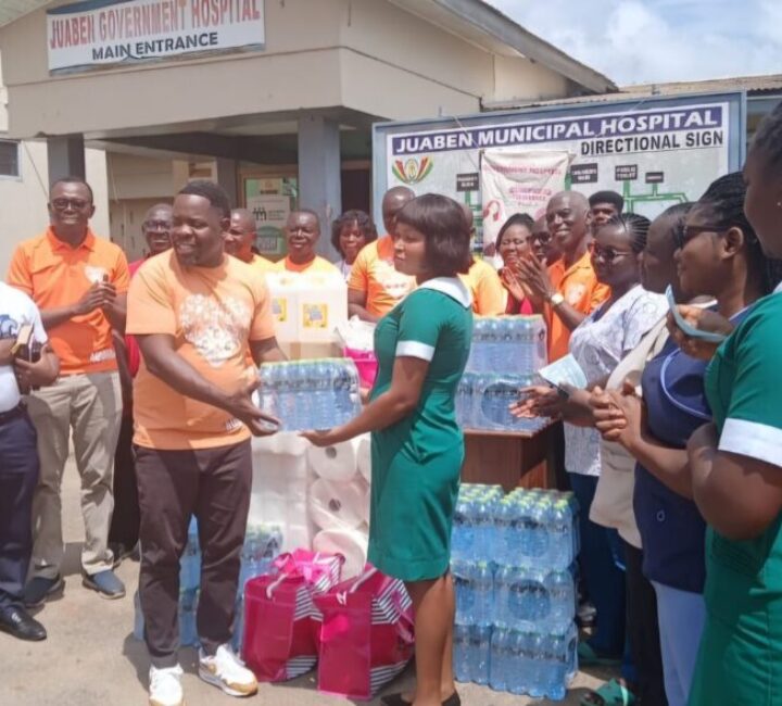 CCC Takes Evangelism To Juaben, Donates Items To Patients At Govt Hospital.