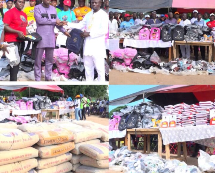 EKK Charity Foundation Supplies Educational Materials To Chaboba Community.