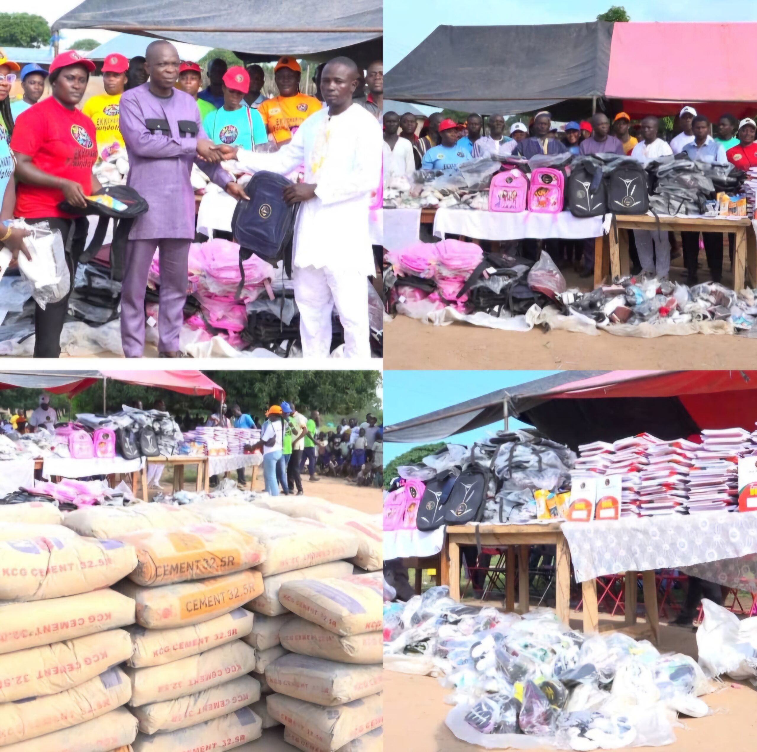 EKK Charity Foundation Supplies Educational Materials To Chaboba Community.