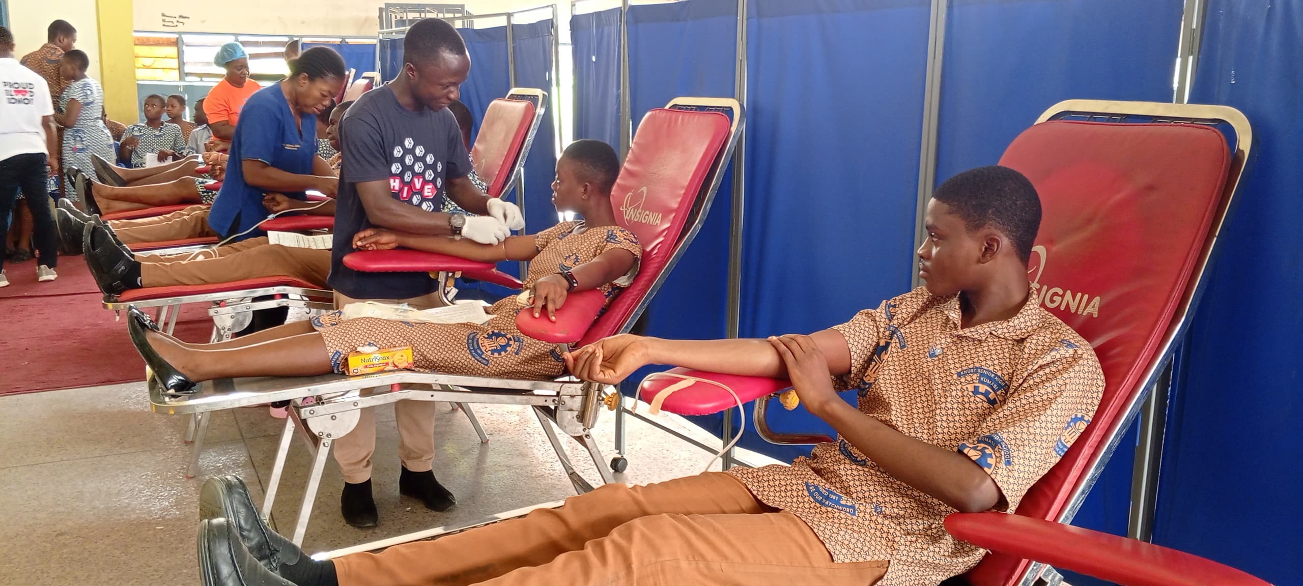 SHS Students Show Love At MTN Valentine’s Day Blood Donation Exercise