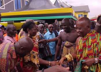 Asokwa MP Commends Kaasehene For Constructing Health Center…Supports With items