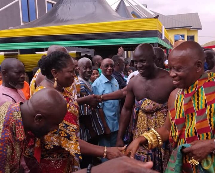 Asokwa MP Commends Kaasehene For Constructing Health Center…Supports With items