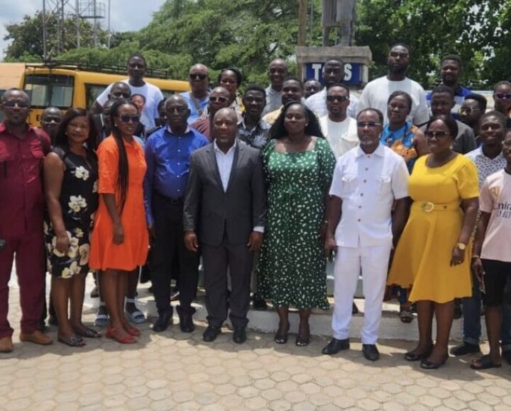 Atwima Nwabiagya South MP Gifts Toase SHS 100 Bags of Cement for School Project