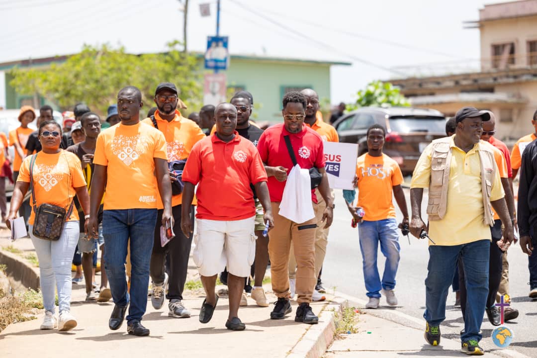CCC@40: CCC Members Dominate Kumasi Streets With Gospel Of Christ…Invites Residents To 40th Anniversary Celebrations
