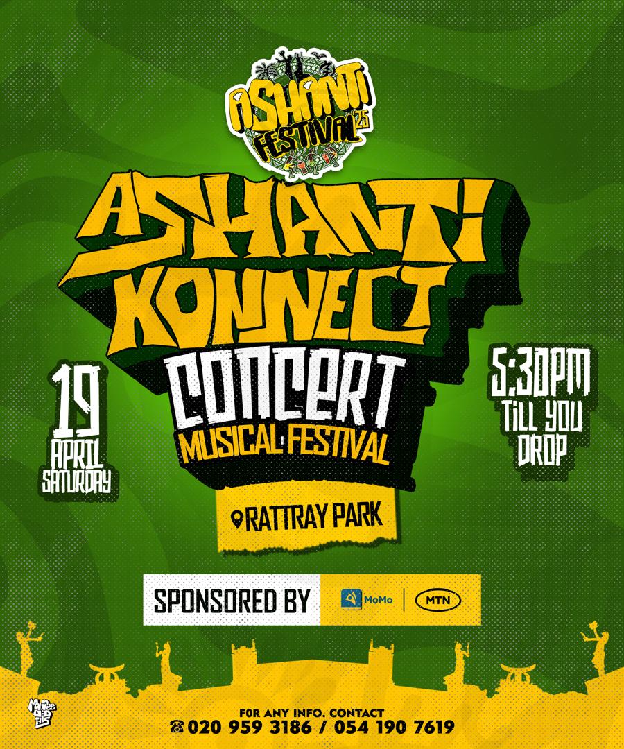 Y-Pee, Mass Mello And Others To Feature At MTN Sponsored Ashanti Konnect Music Concert