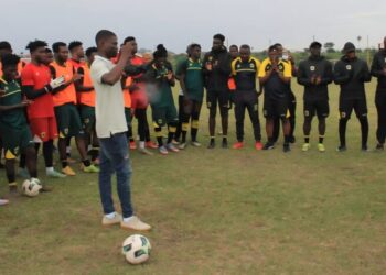 K’si Mayor storms Kotoko training grounds with winning bonus promise against Hearts on Sunday