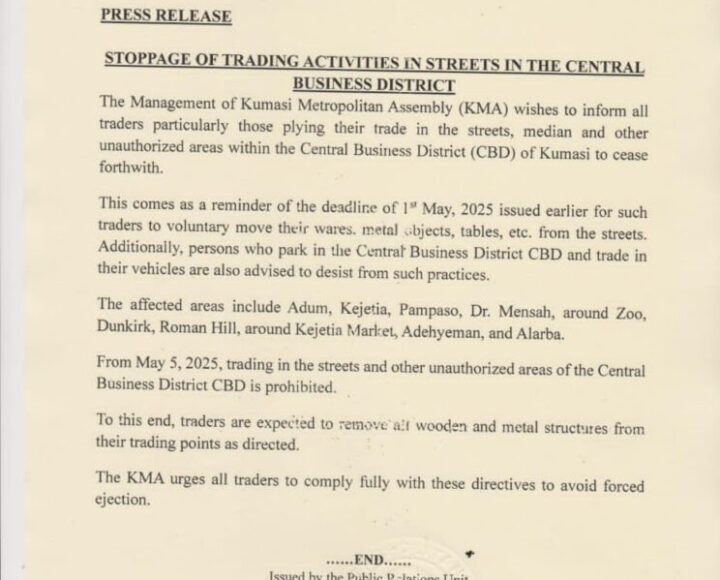 KMA Sets May 5 as Enforcement Date for Decongestion of CBD
