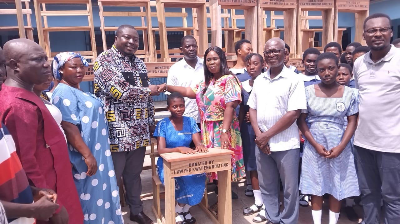 I’m Committed To Ensuring Best Environments For Teaching and Learning In Ejisu—Lawyer Kwabena Boateng Assures
