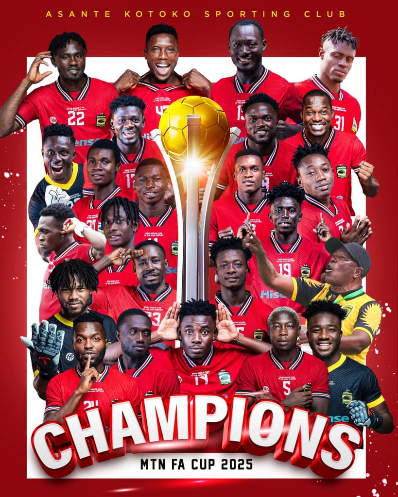 FA Cup champions Kotoko to visit Manhyia Palace tomorrow