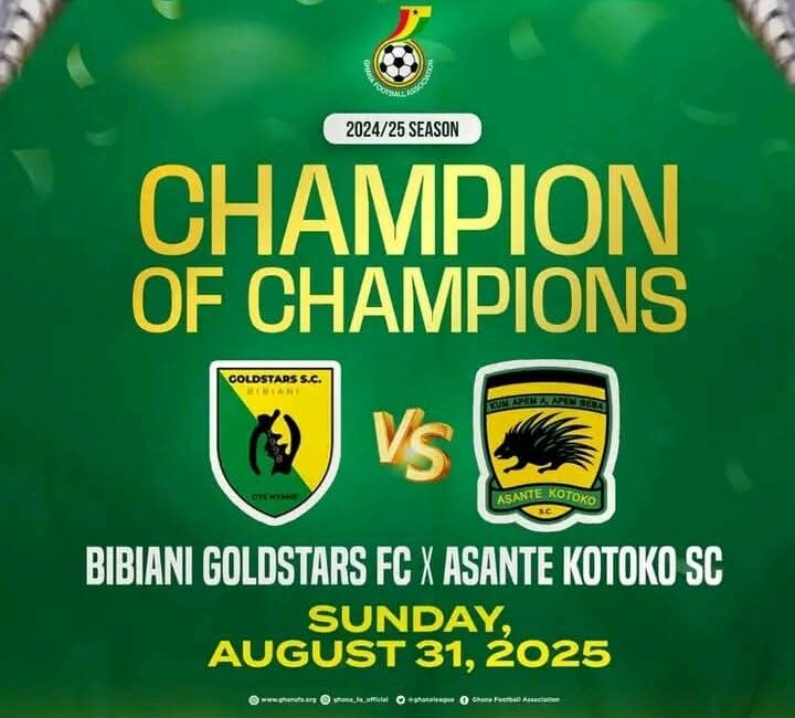 Asante Kotoko, Gold Stars set for Champion of Champions showdown