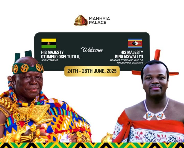 Asantehene to host King of Eswatini in Kumasi