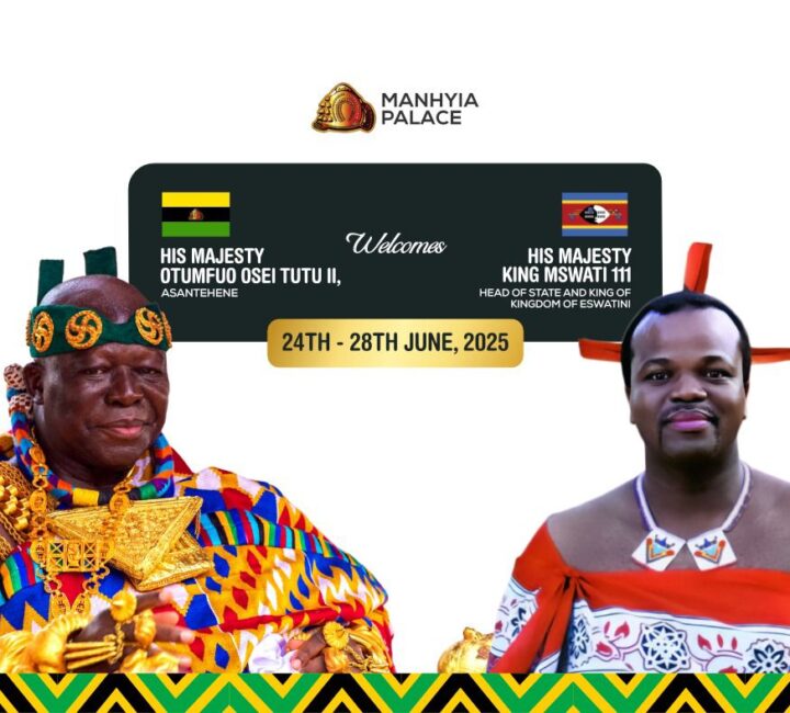 Asantehene to host King of Eswatini in Kumasi