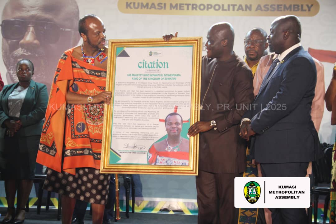 KMA honours King of Eswatini
