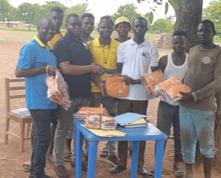 MTN Ghana provides uniforms to pupils in two Northern Region Schools