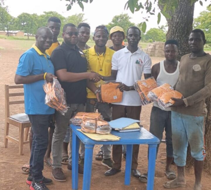 MTN Ghana provides uniforms to pupils in two Northern Region Schools