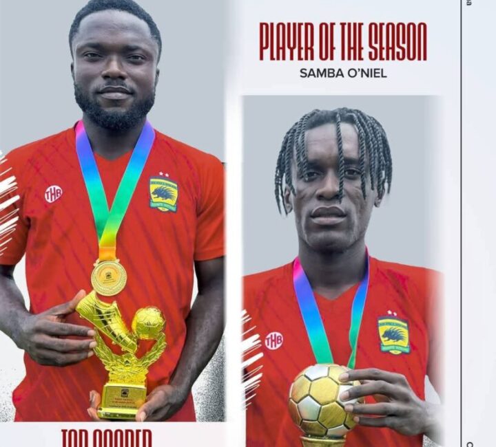 Kotoko supporters honour two outstanding players