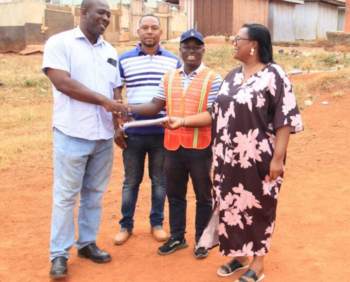 GETFund Project For Ampabame Basic School Takes Off, Contractor Urged to Deliver Quality Work