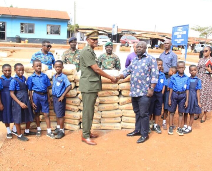 Kumasi Mayor supports 4 Garrison Education Unit with 50 bags of cement