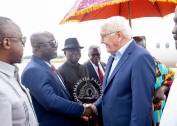 German President Pays Courtesy Call on Asantehene in Kumasi