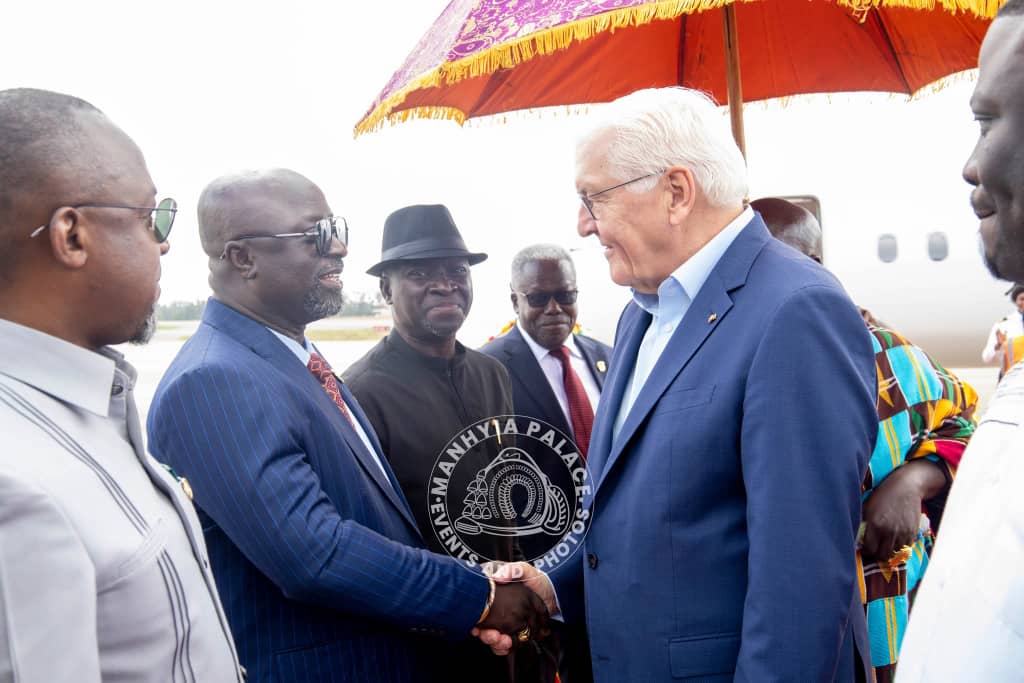 German President Pays Courtesy Call on Asantehene in Kumasi