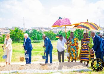 German President Cut-Sod for Construction Centre of Excellence for Green Technologies in Kumasi
