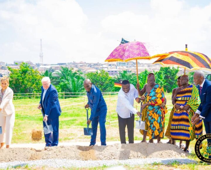 German President Cut-Sod for Construction Centre of Excellence for Green Technologies in Kumasi