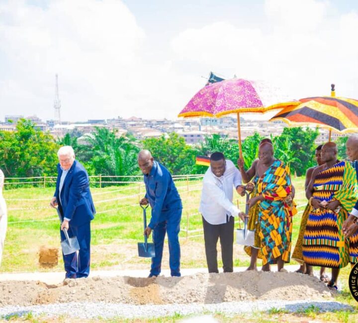 German President Cut-Sod for Construction Centre of Excellence for Green Technologies in Kumasi
