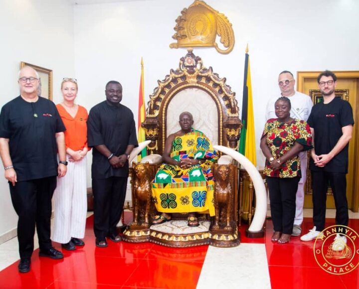 Gerald Asamoah Pays Courtesy Call on Asantehene, Announces Free Heart Surgery Initiative