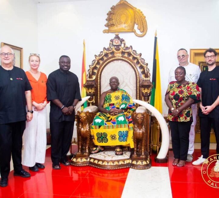 Gerald Asamoah Pays Courtesy Call on Asantehene, Announces Free Heart Surgery Initiative
