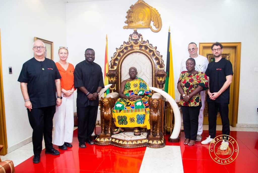 Gerald Asamoah Pays Courtesy Call on Asantehene, Announces Free Heart Surgery Initiative