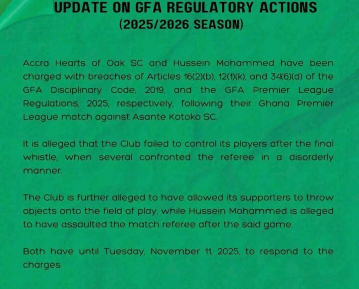 IMG-20251109-WA0305 Hearts of Oak SC, Hussein Mohammed Face Disciplinary Action After Kotoko Match