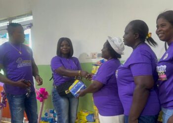 Philanthropist donates sanitary & other items to Nkawie-Toase Hospital