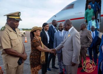 IMG-20251125-WA0156 Asantehene arrives in Suriname for official visit