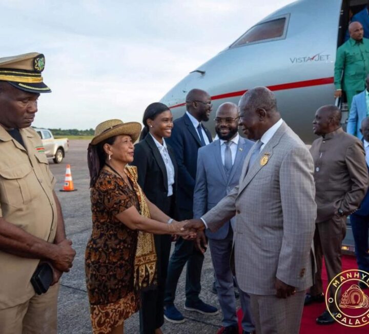 IMG-20251125-WA0156 Asantehene arrives in Suriname for official visit