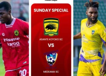 Kotoko’s late equaliser denies Medeama victory in Kumasi
